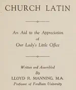 Church Latin