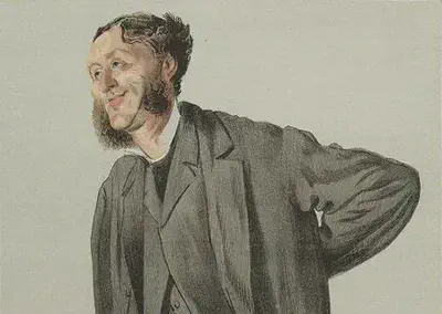 Matthew Arnold, Esq caricature by Tissot