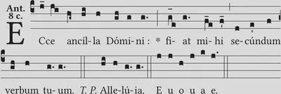 Ecce Ancilla antiphon